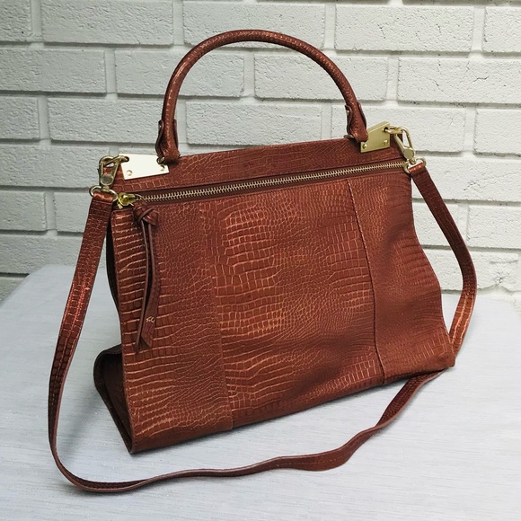 Foley + Corinna Dione Messenger Top Handle Bag - Picture 2 of 7